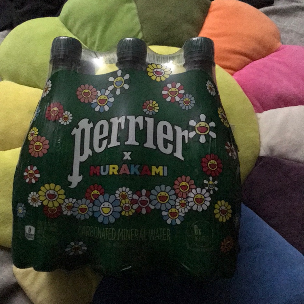 Takashi Murakami x Perrier 6pk. Of Water Bottles